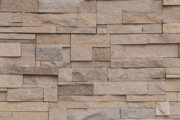 Background and texture of brown brickwall.