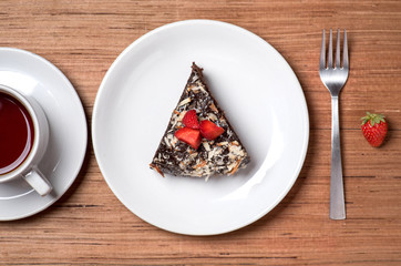 cake on plate