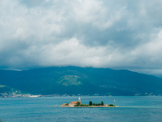 The island near Tivat, Kotor Bay, Montenegro