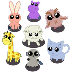 Cute little animals.