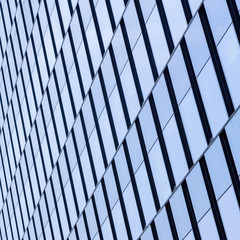 Urban abstract - windowed corner of office building