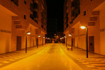 Street of Castellon in Valencia (Spain). November 2007