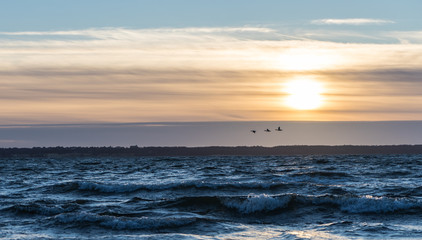 Sunset on the Baltic Sea