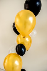Colorful funny balloons. Background, low depth of focus