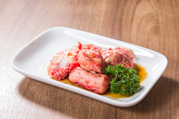 raw beef