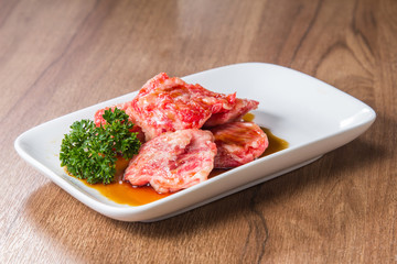 raw beef