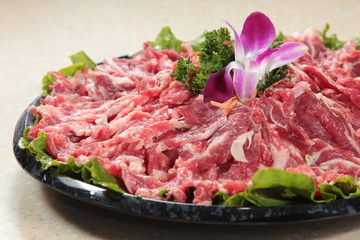 raw beef