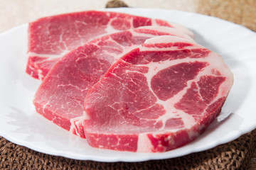 raw beef