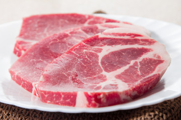 raw beef