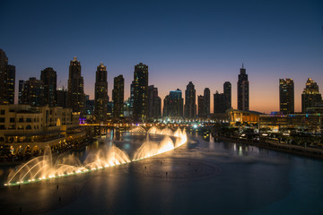 Obraz premium musical fountain in Dubai