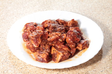 a tasty cuisine photo of raw beef