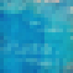 abstract blue square pixel mosaic background