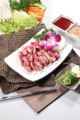 raw beef