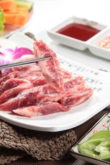 raw beef