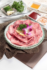 raw beef