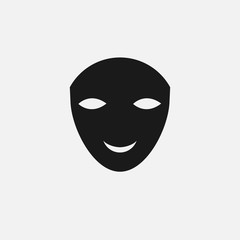 Happy mask icon Vector.