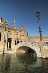 Sevilla (Andalucia, Spain): Plaza de Espana