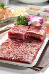 raw beef