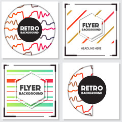 fresh background flyer style background Design Template