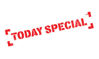 Today Special rubber stamp. Grunge design with dust scratches. Effects can be easily removed for a clean, crisp look. Color is easily changed.