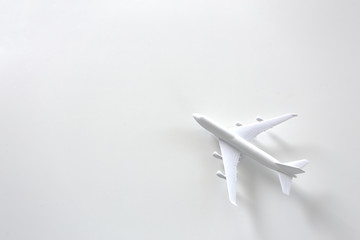 Passenger airplane isolated on white background