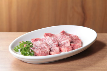 raw beef
