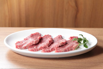 raw beef