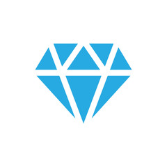 Diamond icons set