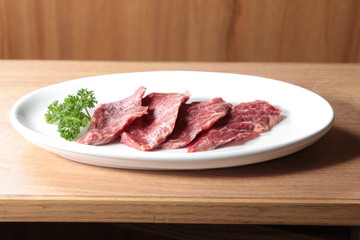 raw beef