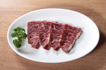 raw beef