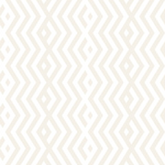 Abstract ZigZag Stripes. Stylish Ethnic Ornament. Vector Seamless Pattern. Repeating Subtle Background