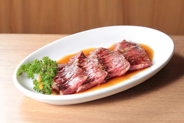raw beef