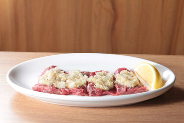 raw beef