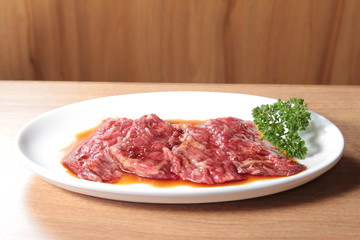 raw beef