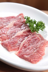 raw beef
