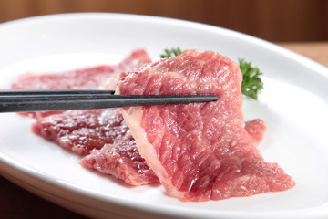 raw beef