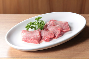 raw beef