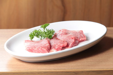 raw beef