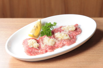 raw beef