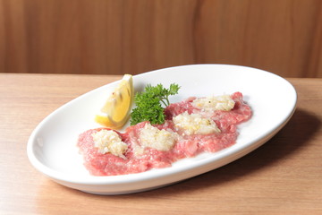 raw beef