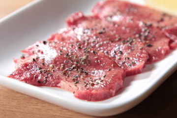 raw beef