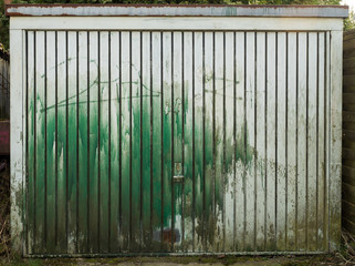 old garage door