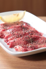 raw beef