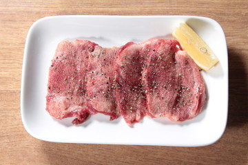 raw beef