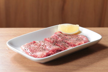 raw beef