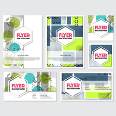 memphis background style Design Template