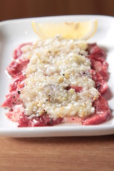 raw beef