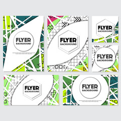 memphis background style Design Template