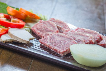 raw beef