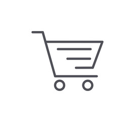 Shopping Cart Line Icon